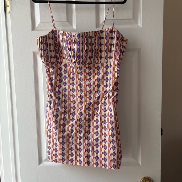Maeve Anthropologie Linen Pleated Dress NWT - Picture 6 of 6
